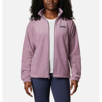 Columbia Jas Dames, Benton Springs Full Zip Fleece Petite Paars, 13FKUQDVI